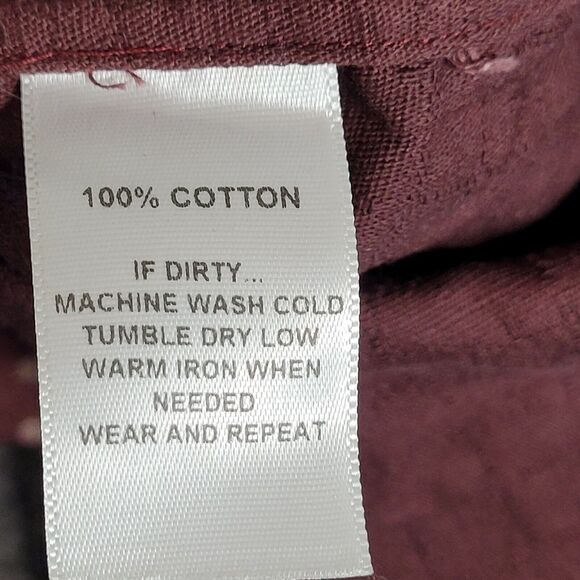 Tradlands Womens XS Classic Brown White Retro Polka Dot Preppy Top Button Shirt - Picture 8 of 9